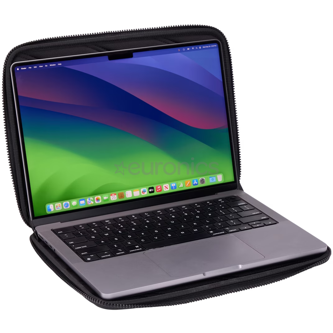 Thule Gauntlet, 14'', MacBook, melna - Apvalks portatīvajam datoram