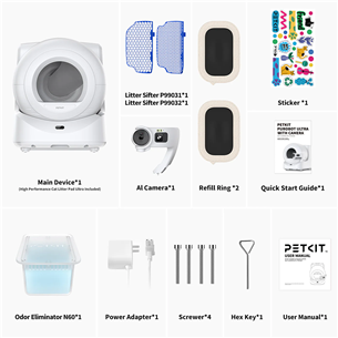 Petkit Purobot Ultra, белый - Автоматический кошачий туалет
