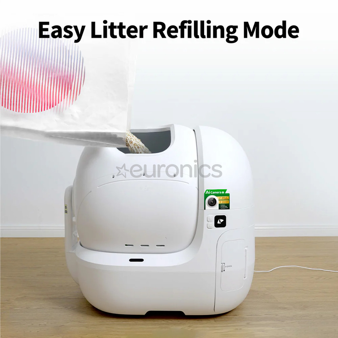 Petkit Purobot Max Pro, balta - Automātiskā kaķu tualete