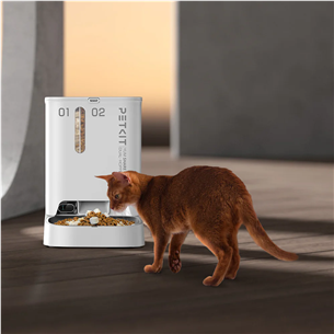 Petkit YumShare Dual-hopper, белый - Автоматическая кормушка для домашних животных с камерой