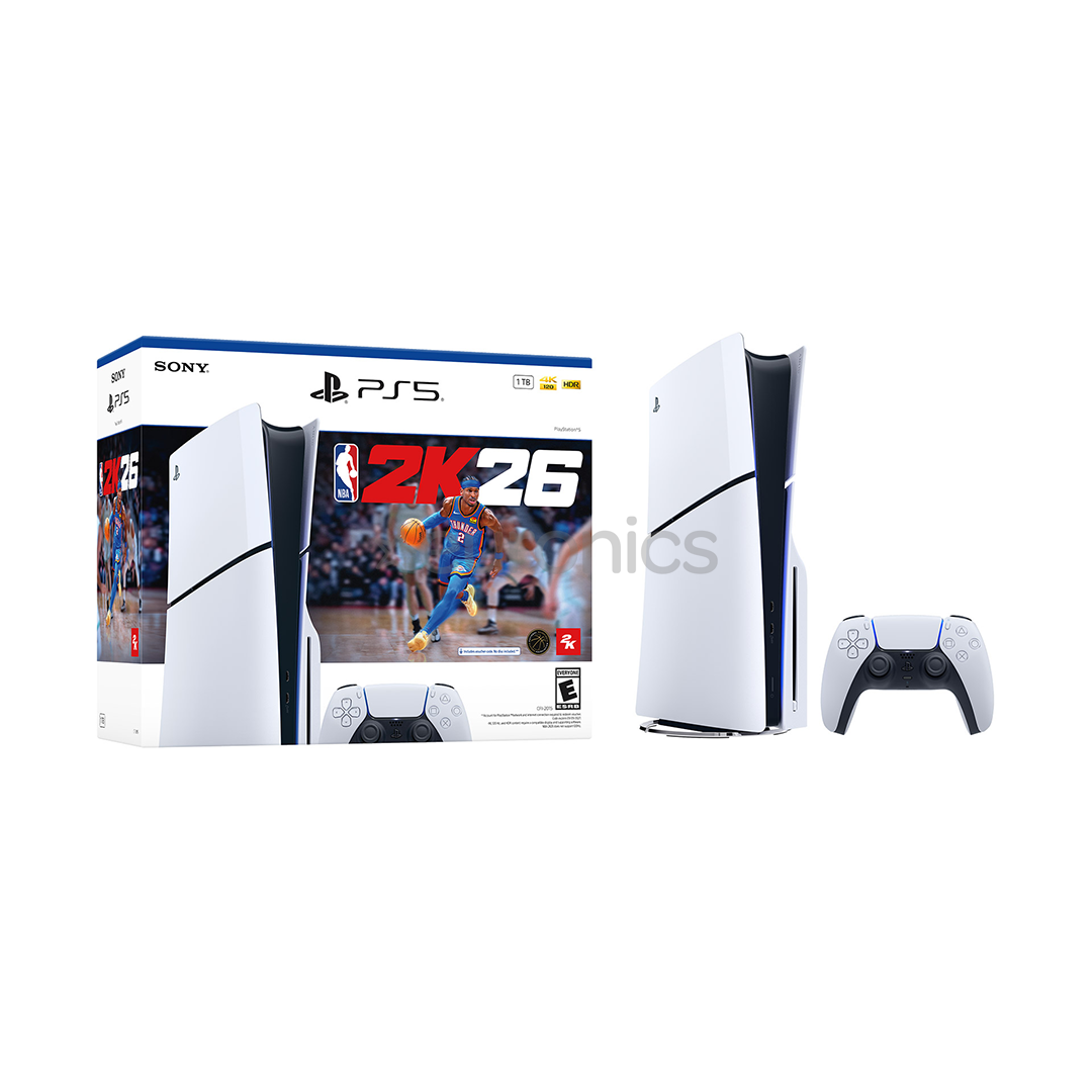 Sony PlayStation 5 Slim + NBA 2K26 - Комплект с игровой консолью