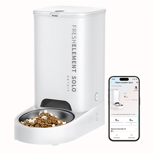 Petkit Fresh Element Solo, белый - Автоматическая кормушка для домашних животных PR000128591