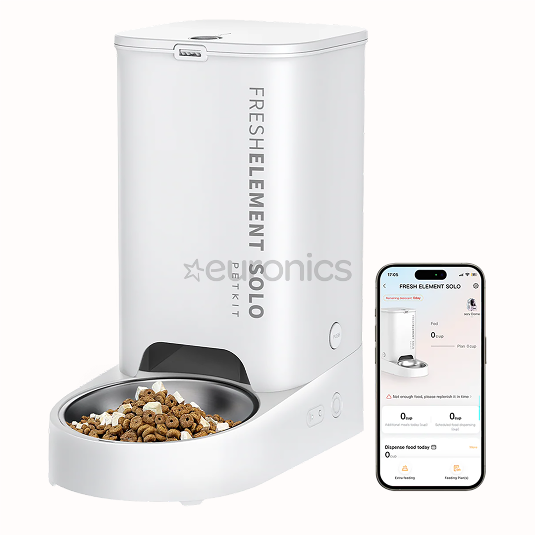 Petkit Fresh Element Solo, белый - Автоматическая кормушка для домашних животных