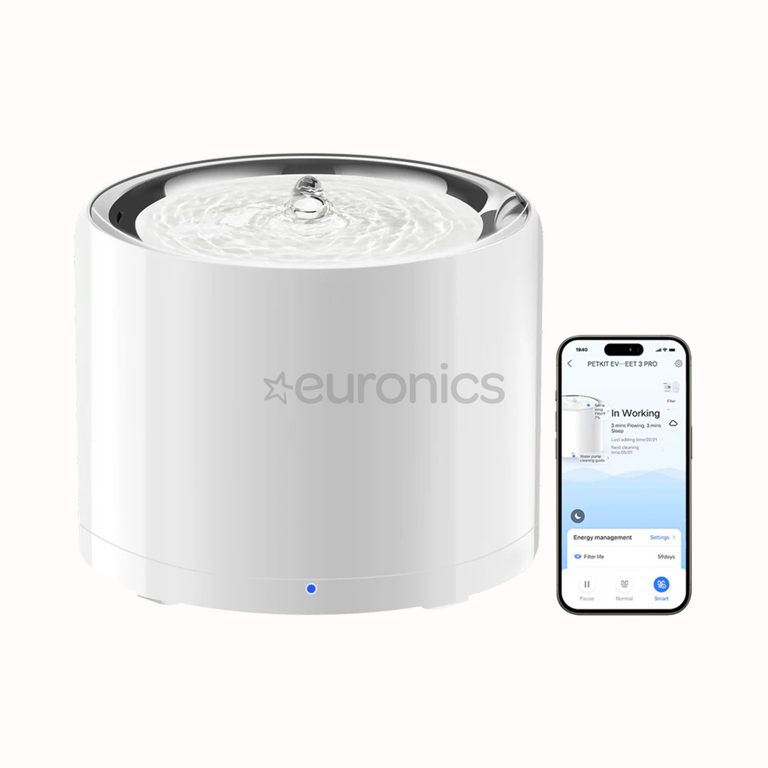 Petkit EverSweet 3 Pro, balta - Mājdzīvnieku dzirdinātava/strūklaka