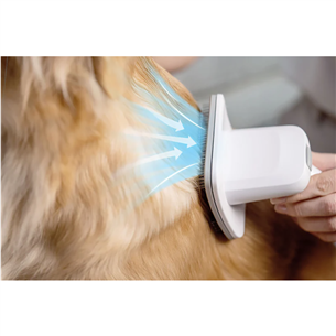 Petkit FurWaker 5 в 1 (AirClipper), функция вакуума, белый/серый - Набор для ухода за домашними животными