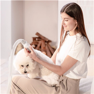 Petkit FurWaker 5 в 1 (AirClipper), функция вакуума, белый/серый - Набор для ухода за домашними животными
