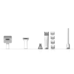 Petkit FurWaker 5-in-1 (AirClipper), putekļu sūcēja funkcija, balta/pelēka - Ierīce mājdzīvnieku apmatojuma kopšanai