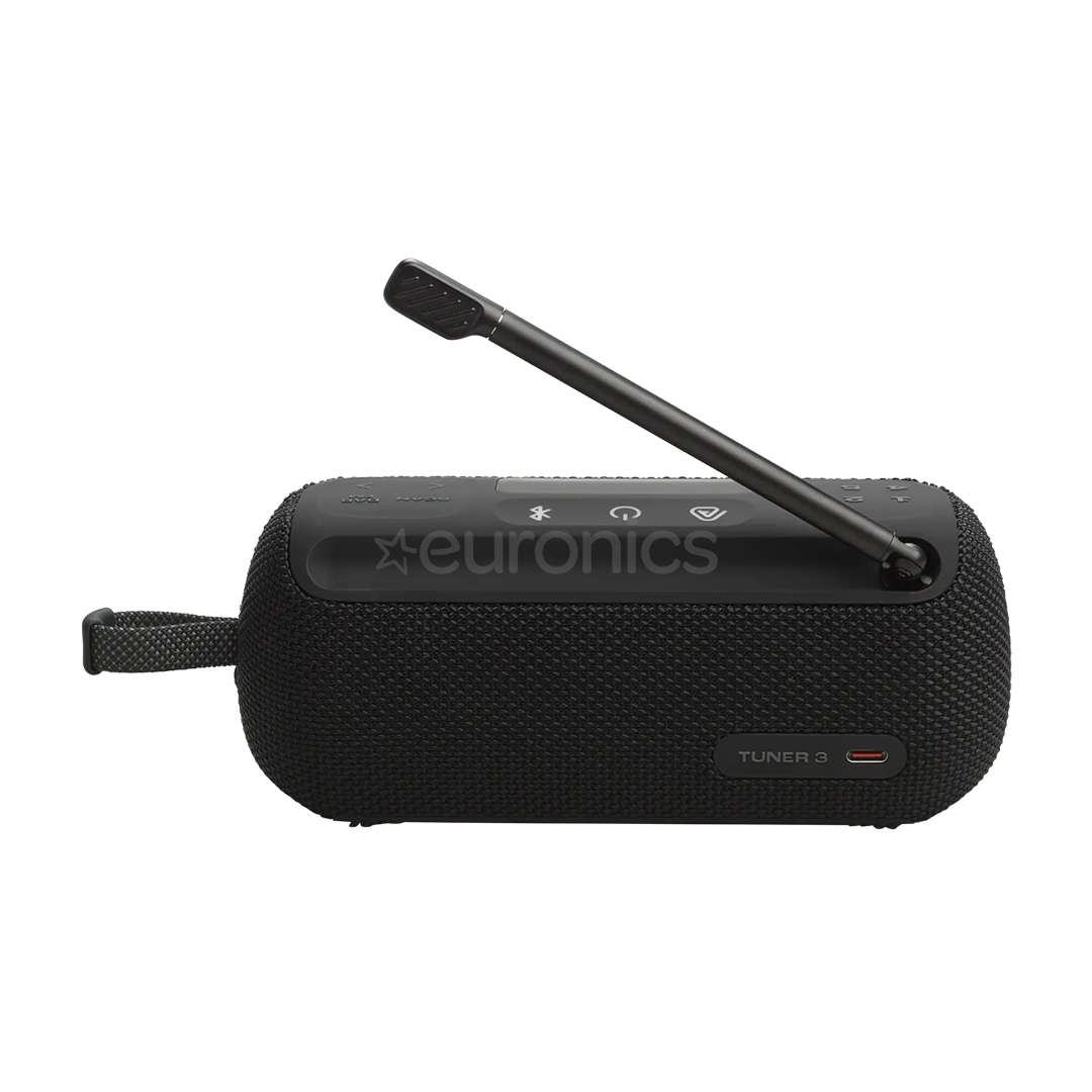 JBL Tuner 3, melna - Portatīvais radio