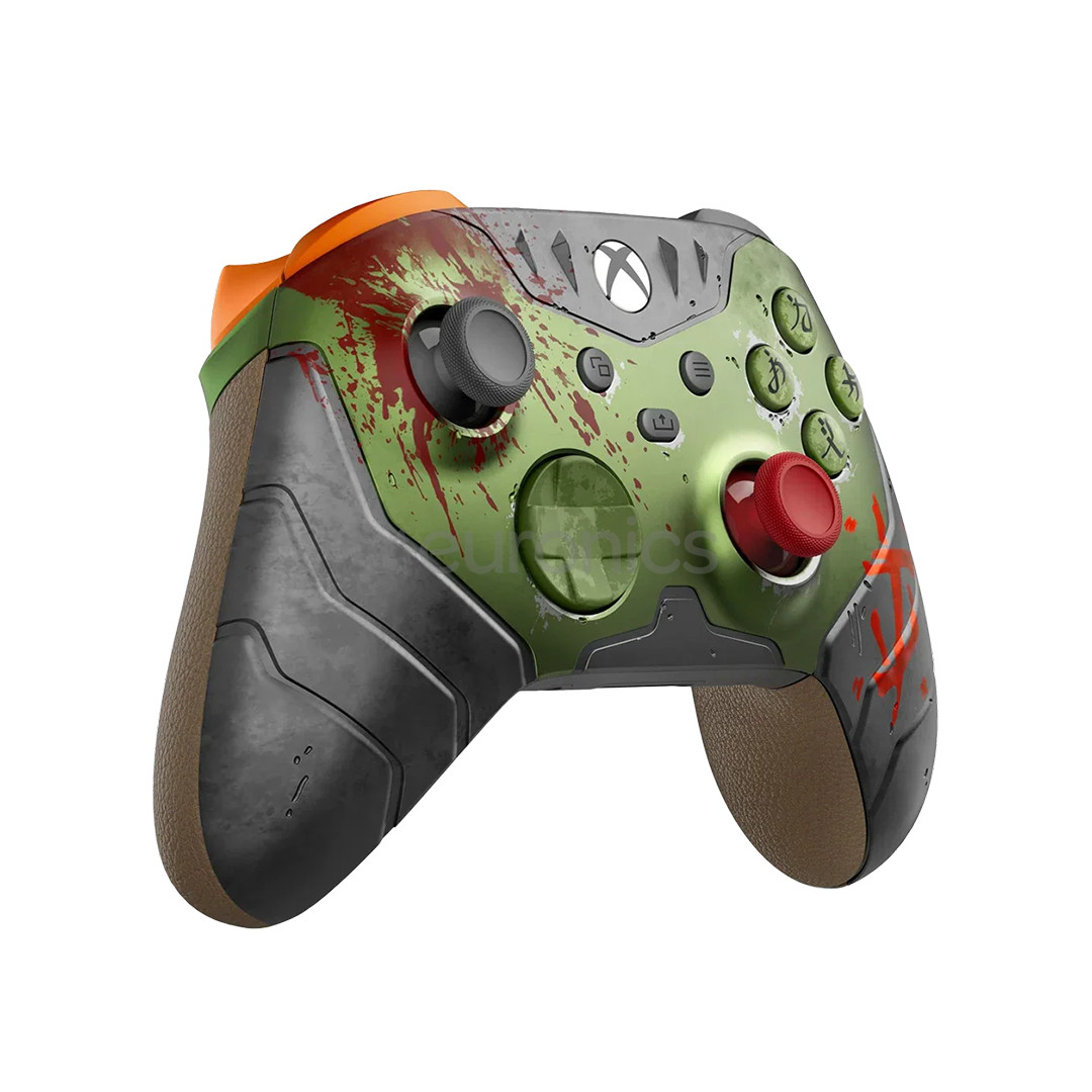 Microsoft Xbox Wireless Controller Doom Limited Edition, Xbox Series X/S, zaļa - Bezvadu kontrolieris