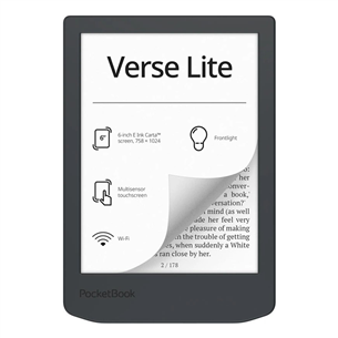 PocketBook 619 Verse Lite, 6'', pelēka - E-grāmata PB619-T-WW