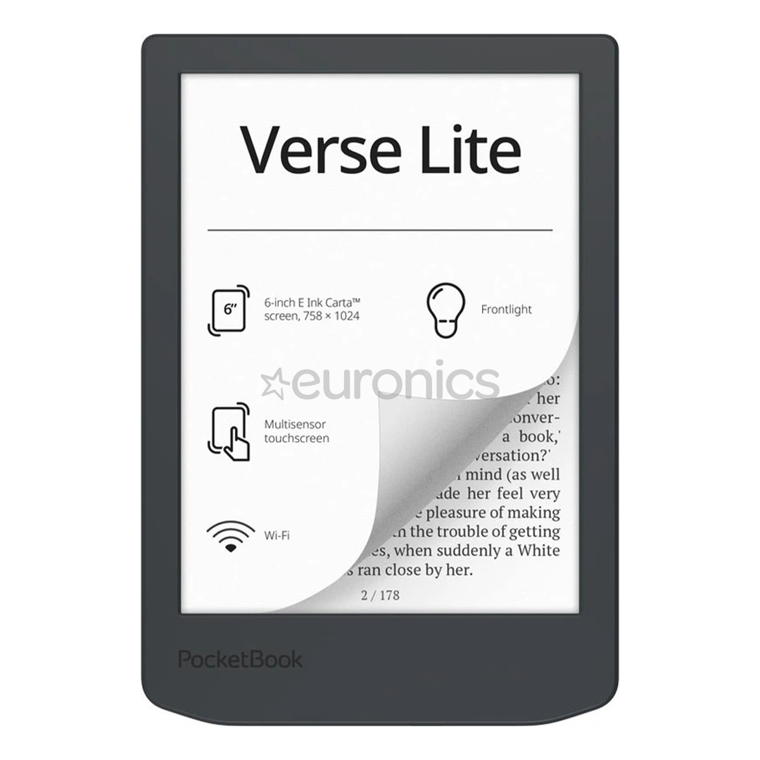 PocketBook 619 Verse Lite, 6'', pelēka - E-grāmata