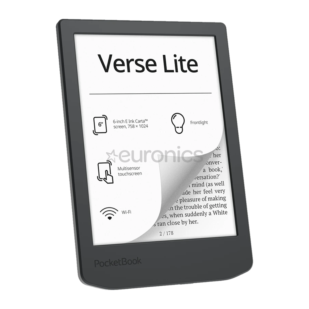 PocketBook 619 Verse Lite, 6'', pelēka - E-grāmata