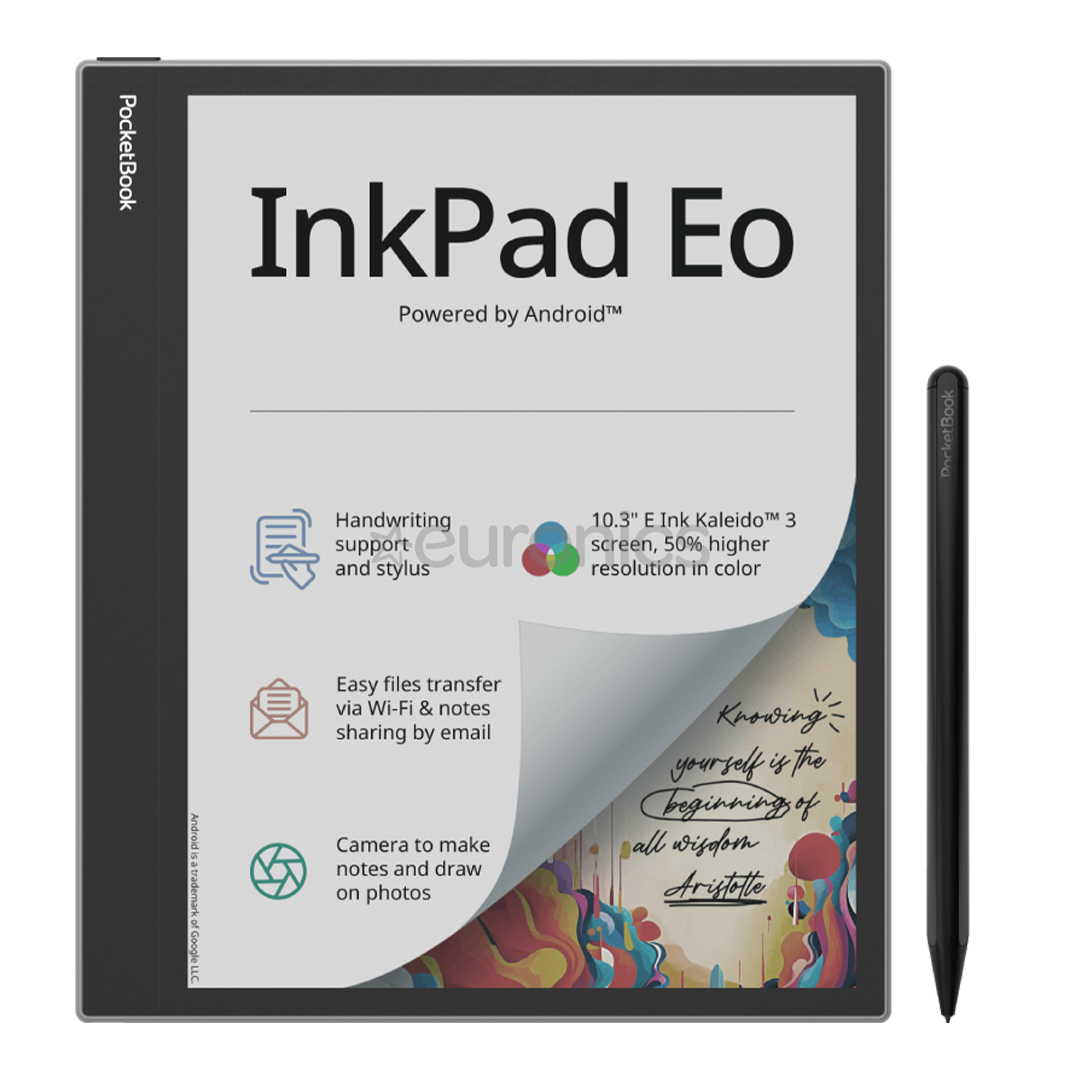 PocketBook InkPad Eo, 10,3'', pelēka - E-grāmata