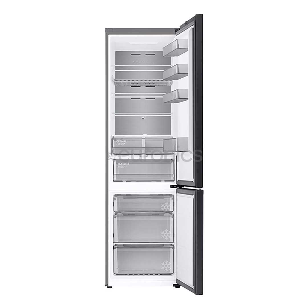 Samsung BeSpoke, 390 L, augstums 203 cm, 390 L, bēša - Ledusskapis