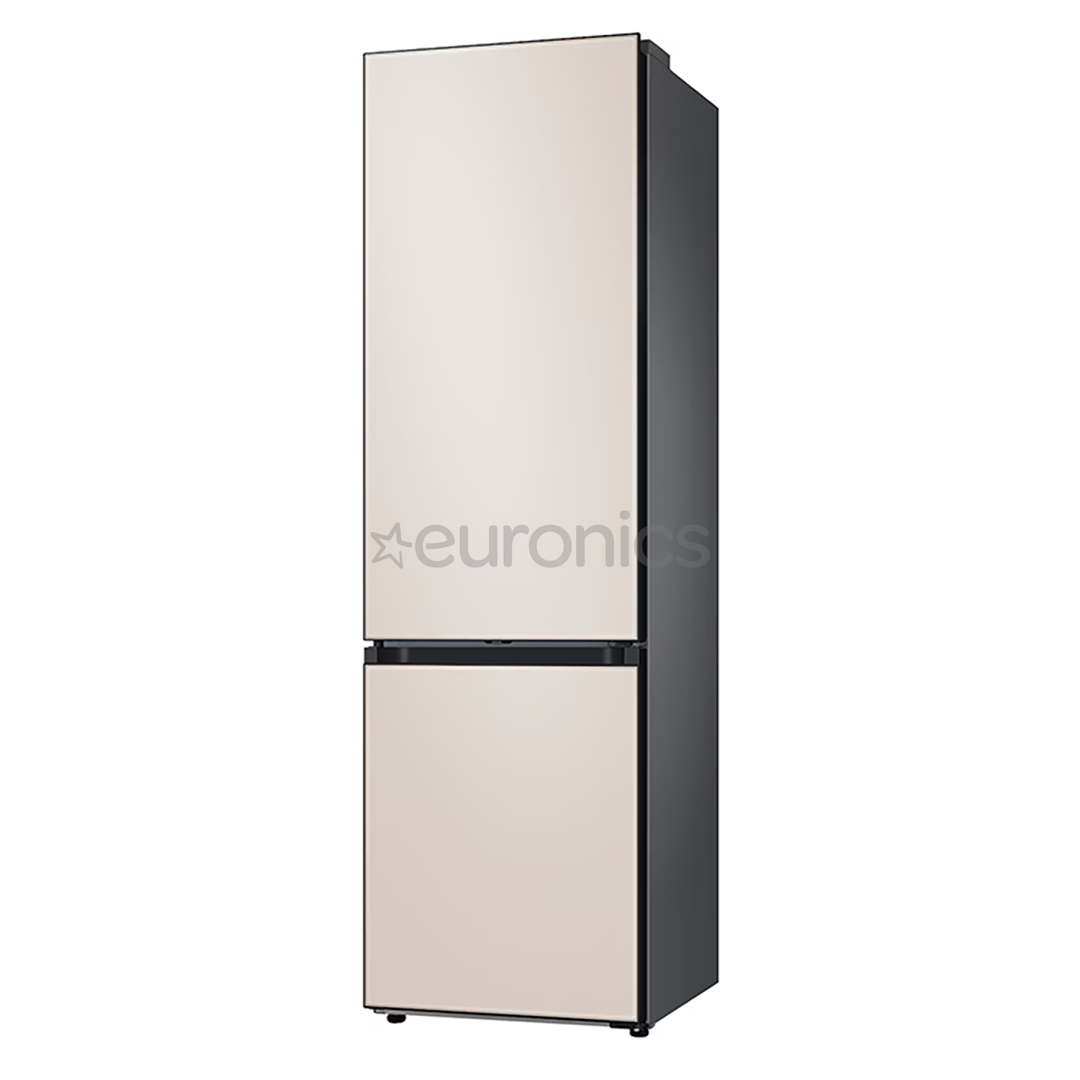 Samsung BeSpoke, 390 L, augstums 203 cm, 390 L, bēša - Ledusskapis