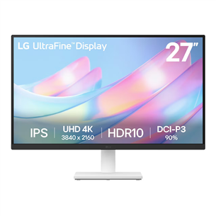 LG 27US500, 27'', 4K UHD, белый - Монитор 27US500-W
