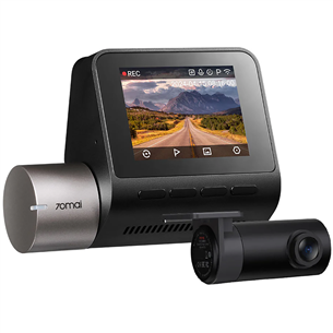 70mai Dash Cam A510 and RC11 Rear Cam, melna - Videoreģistrators A510-1