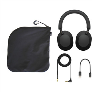 Sony WH-1000XM5 SA, melna - Bezvadu austiņas