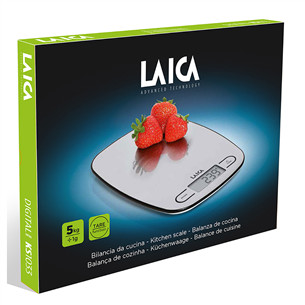 Laica, nerūsējošā tērauda - Digitālie virtuves svari