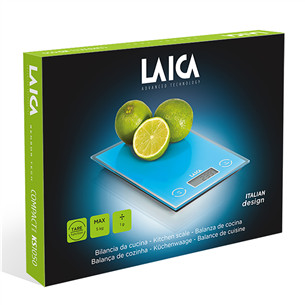 Laica, balta - Digitālie virtuves svari