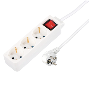 Hama Power Strip, 3-way, 1,4 m, balta - Pagarinātājs 00137322