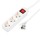 Hama Power Strip, 3-way, 1,4 m, balta - Pagarinātājs