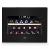 Caso WineDeluxe E 18, 18 bottles, height 46 cm, black - Built-in wine cooler