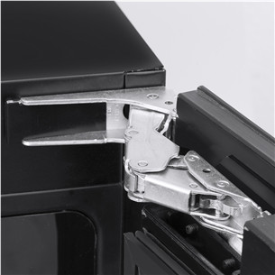 Caso WineDeluxe E 18, 18 бутылок, высота 46 см, черный - Интегрируемый винный шкаф