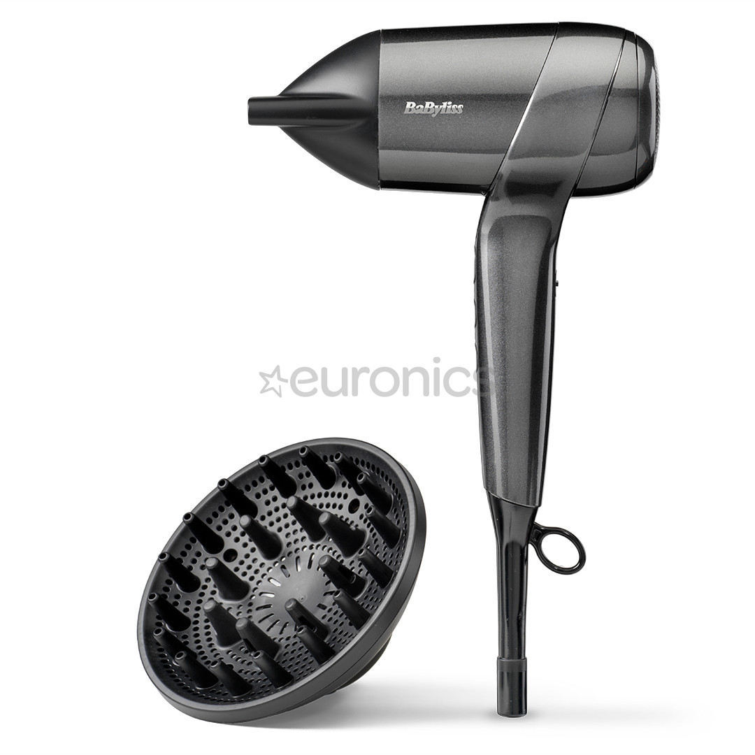 BaByliss Titanium Shine, 1600 W, grey - Hair dryer