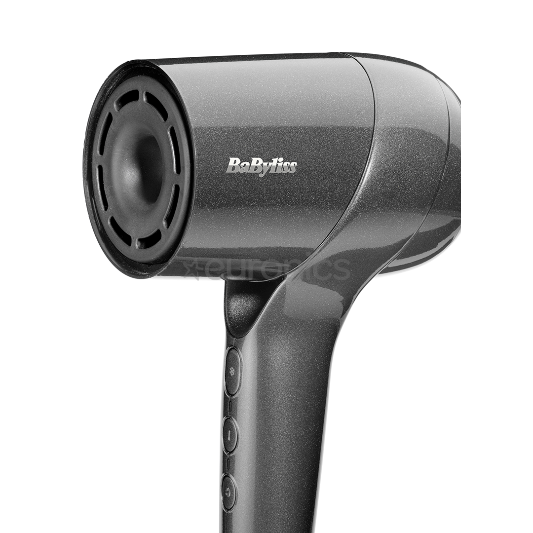 BaByliss Titanium Shine, 1600 W, pelēka - Matu fēns
