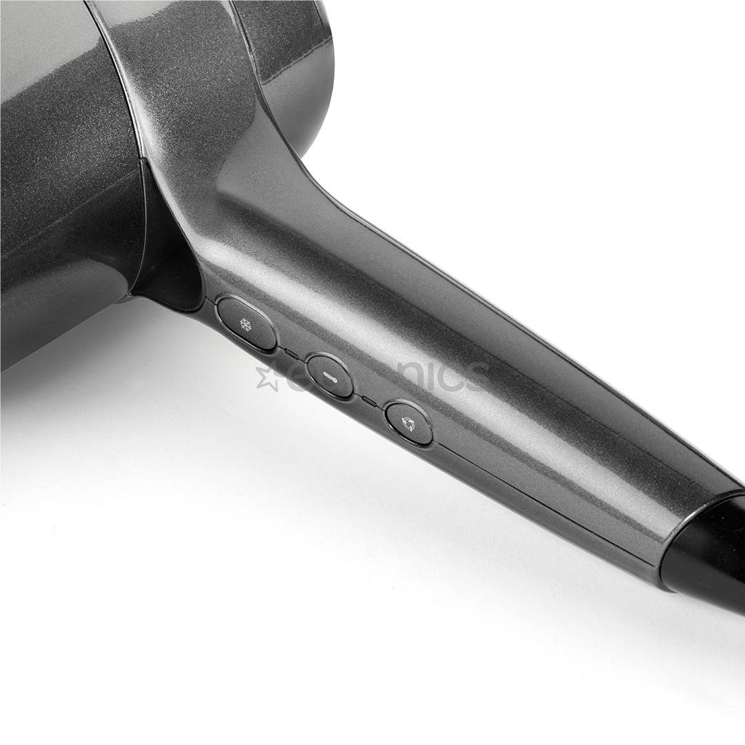 BaByliss Titanium Shine, 1600 W, pelēka - Matu fēns