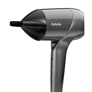 BaByliss Titanium Shine, 1600 W, pelēka - Matu fēns