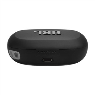 JBL Endurance Peak 4, melna / pelēka - Bezvadu sporta austiņas