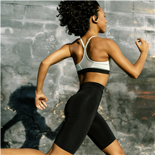 JBL Endurance Peak 4, melna / pelēka - Bezvadu sporta austiņas