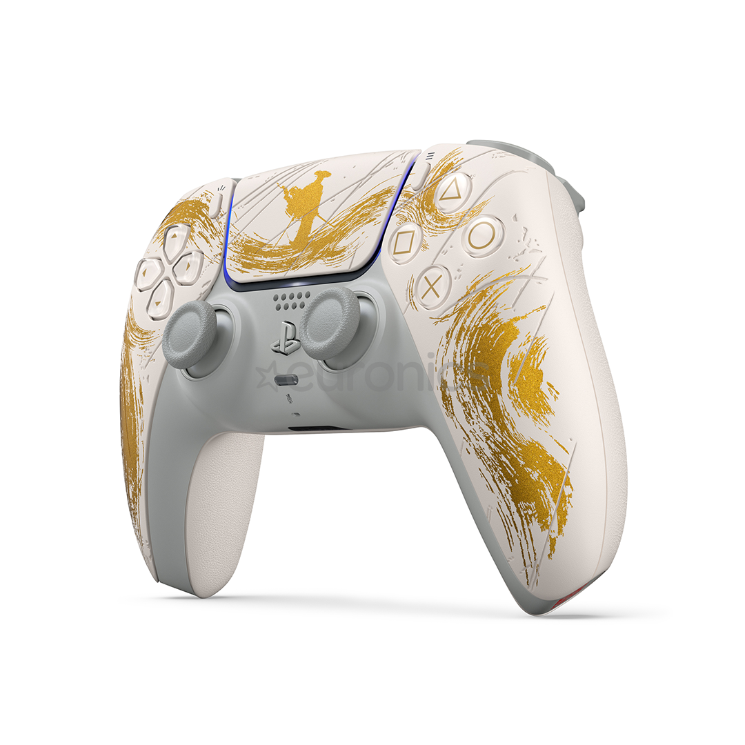 Sony DualSense Ghost of Yotei Limited Edition, PlayStation 5, balta / zelta - Bezvadu kontrolieris