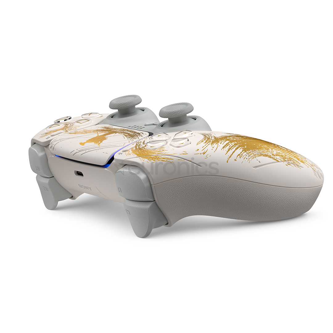 Sony DualSense Ghost of Yotei Limited Edition, PlayStation 5, balta / zelta - Bezvadu kontrolieris
