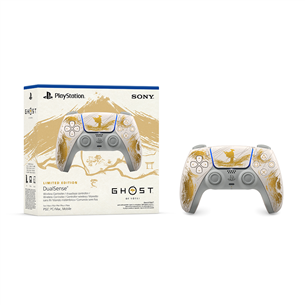 Sony DualSense Ghost of Yotei Limited Edition, PlayStation 5, balta / zelta - Bezvadu kontrolieris