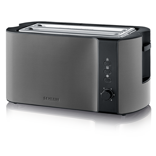 Severin, 1400 W, pelēka - Tosteris AT9341