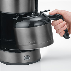 Severin, 1000 W, 10 tases, pelēka - Kafijas automāts ar filtru