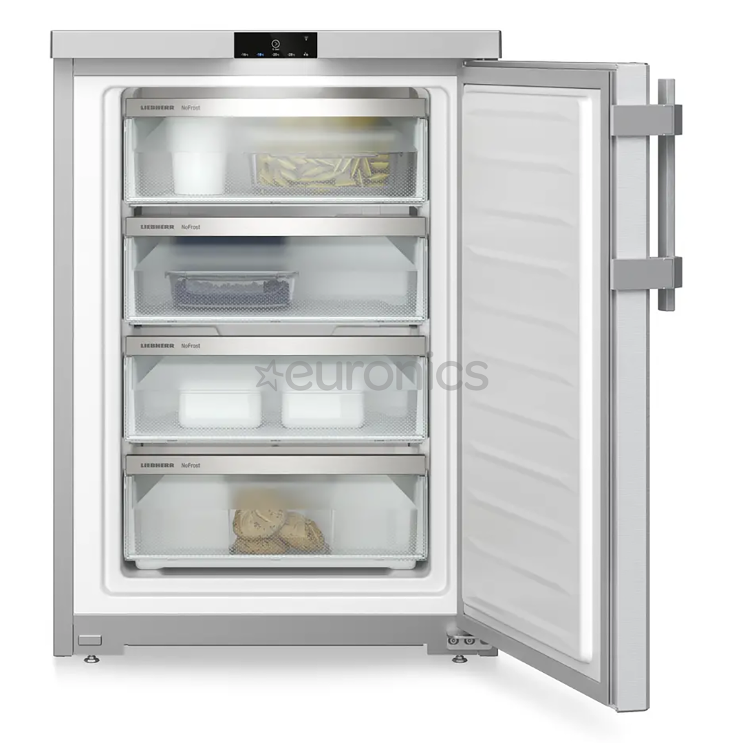 Liebherr Plus NoFrost, 92 L, augstums 85 cm, sudraba - Saldētava