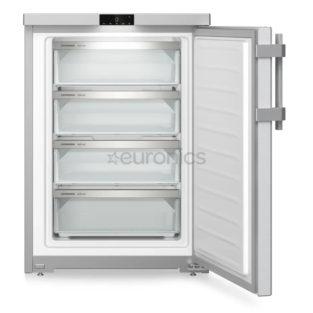 Liebherr Plus NoFrost, 92 L, augstums 85 cm, sudraba - Saldētava