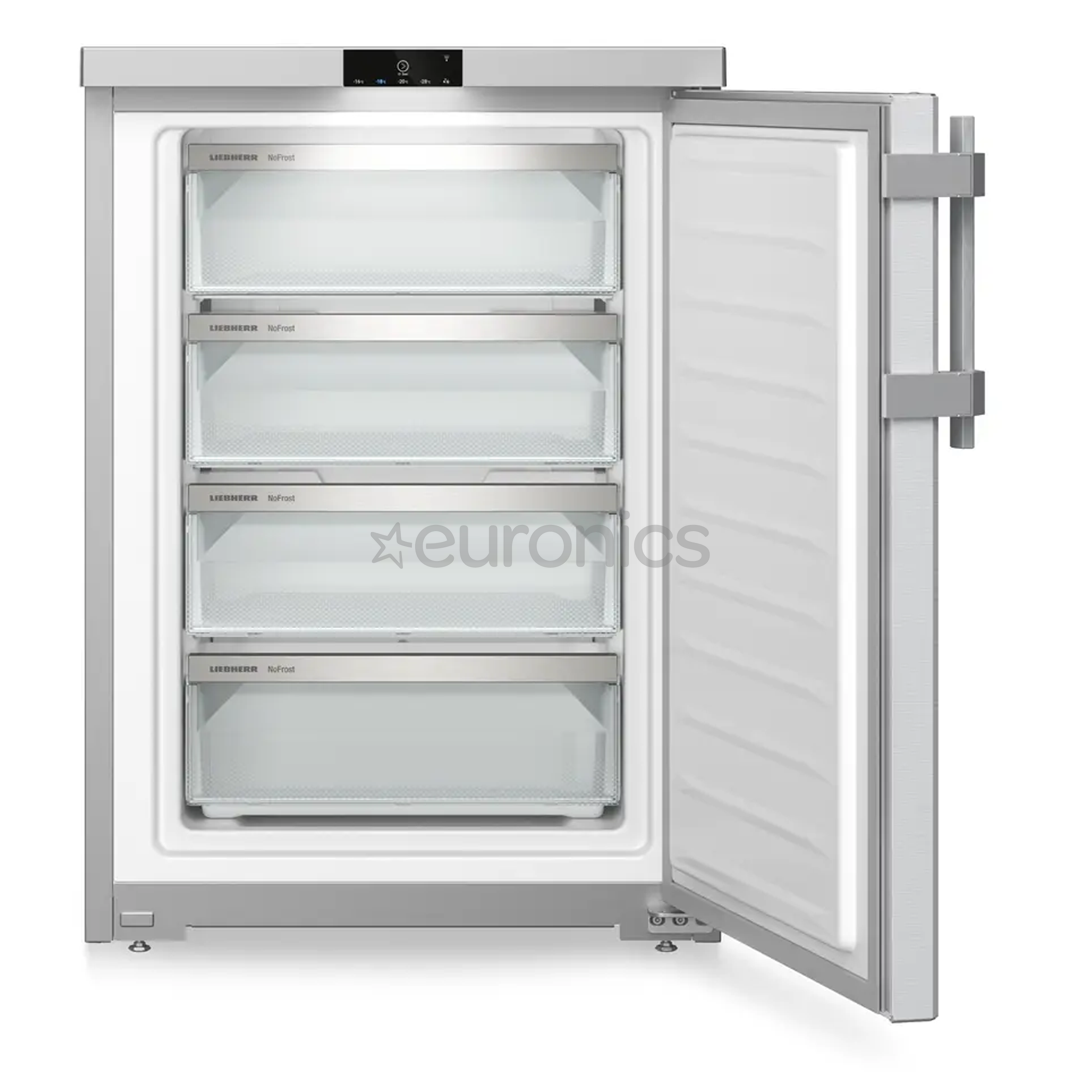 Liebherr Plus NoFrost, 92 L, augstums 85 cm, sudraba - Saldētava