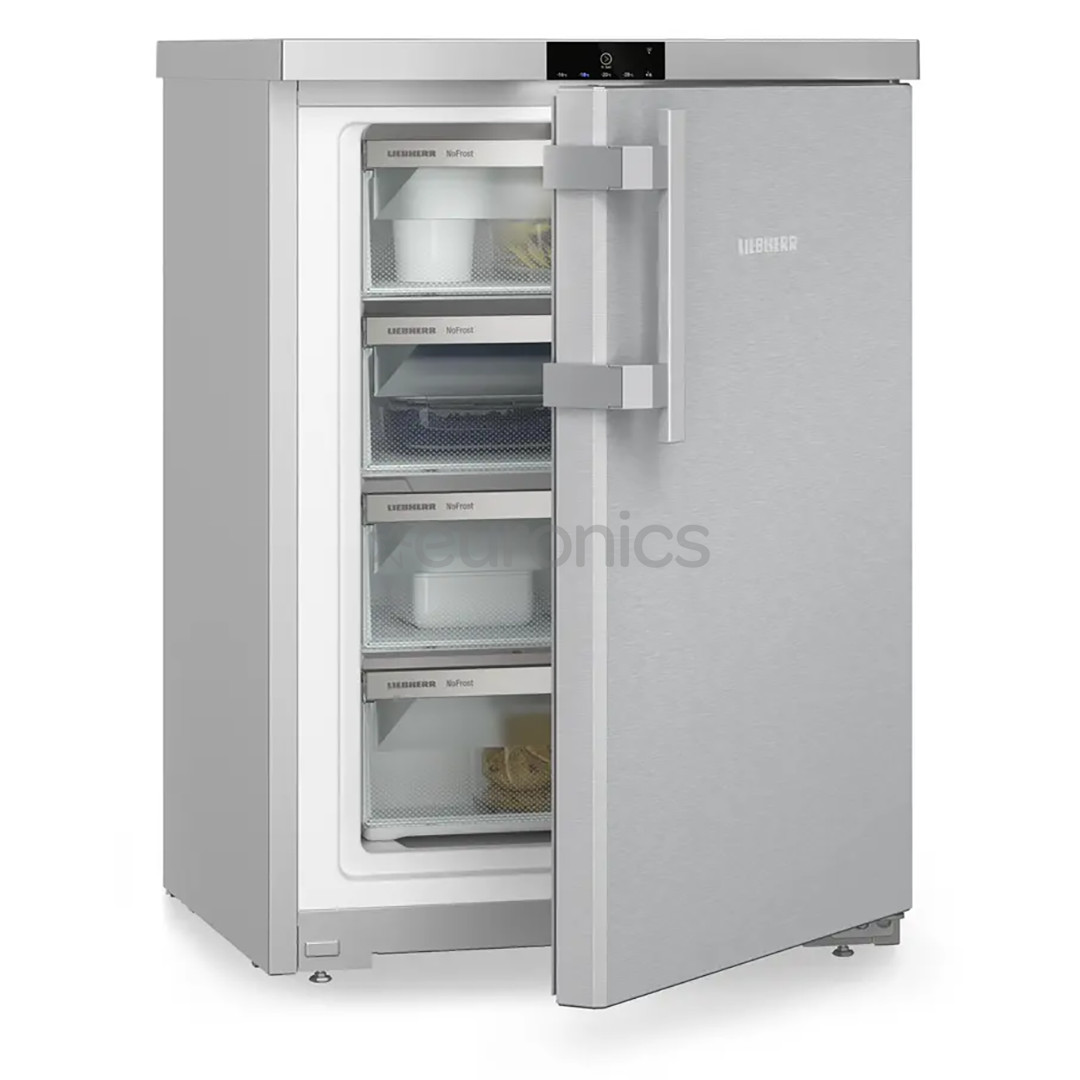 Liebherr Plus NoFrost, 92 L, augstums 85 cm, sudraba - Saldētava