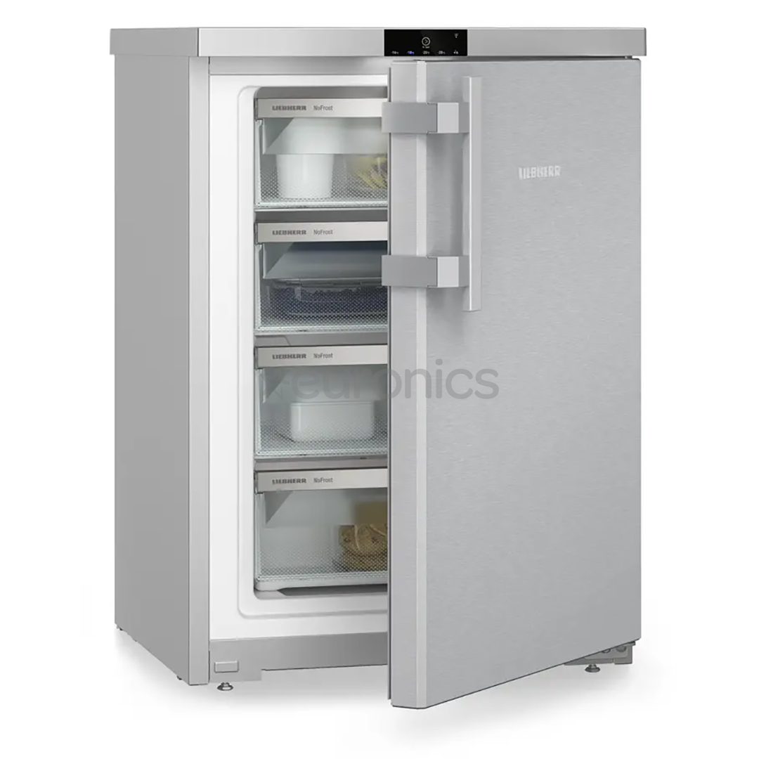 Liebherr Plus NoFrost, 92 L, augstums 85 cm, sudraba - Saldētava