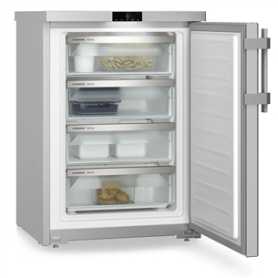 Liebherr Plus NoFrost, 92 L, augstums 85 cm, sudraba - Saldētava