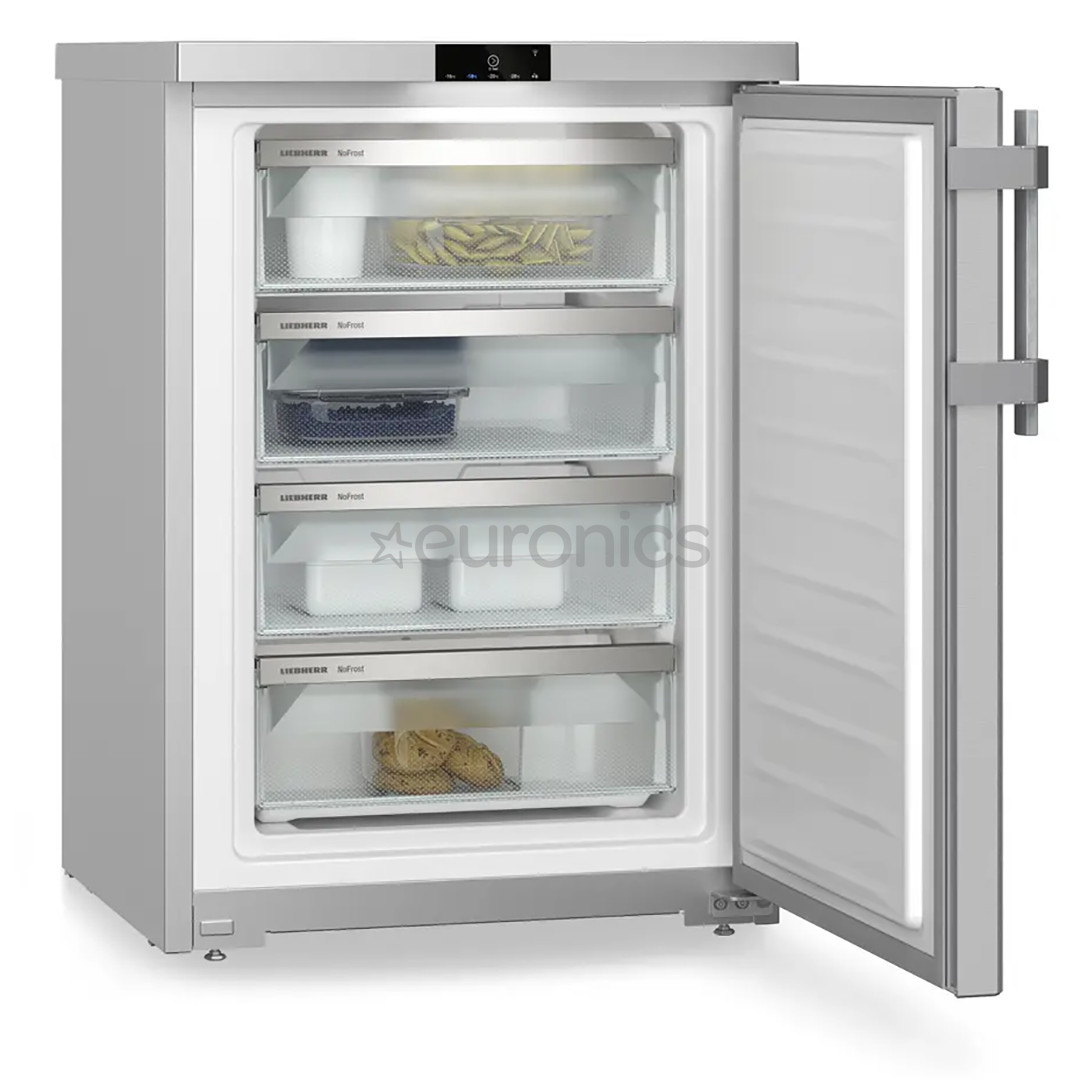 Liebherr Plus NoFrost, 92 L, augstums 85 cm, sudraba - Saldētava
