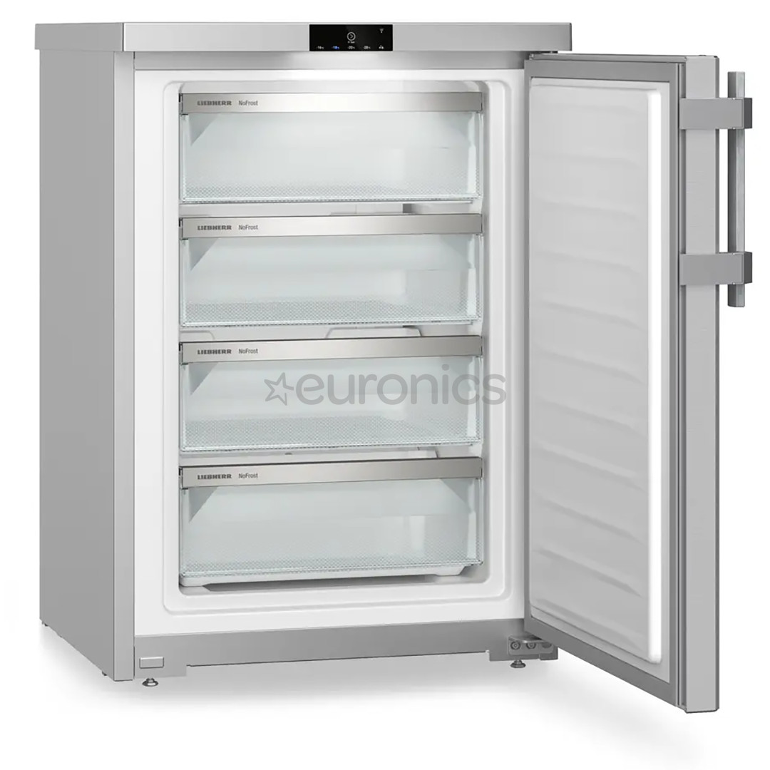 Liebherr Plus NoFrost, 92 L, augstums 85 cm, sudraba - Saldētava