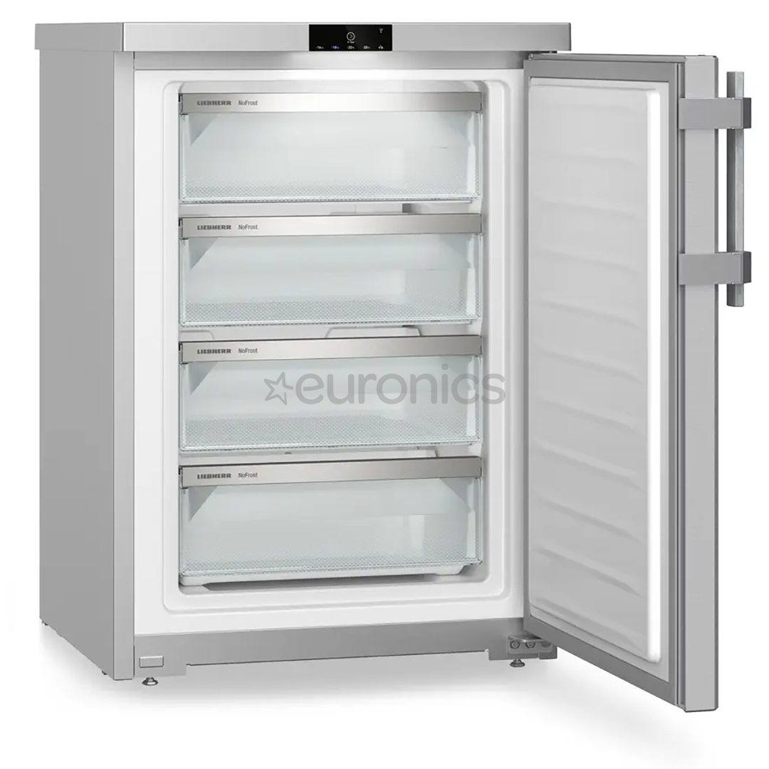 Liebherr Plus NoFrost, 92 L, augstums 85 cm, sudraba - Saldētava