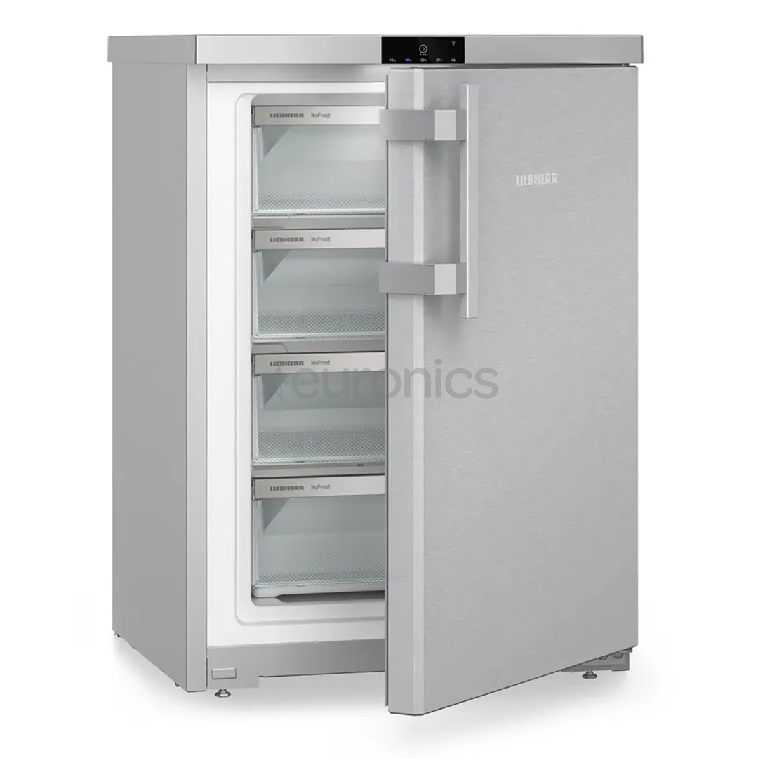 Liebherr Plus NoFrost, 92 L, augstums 85 cm, sudraba - Saldētava