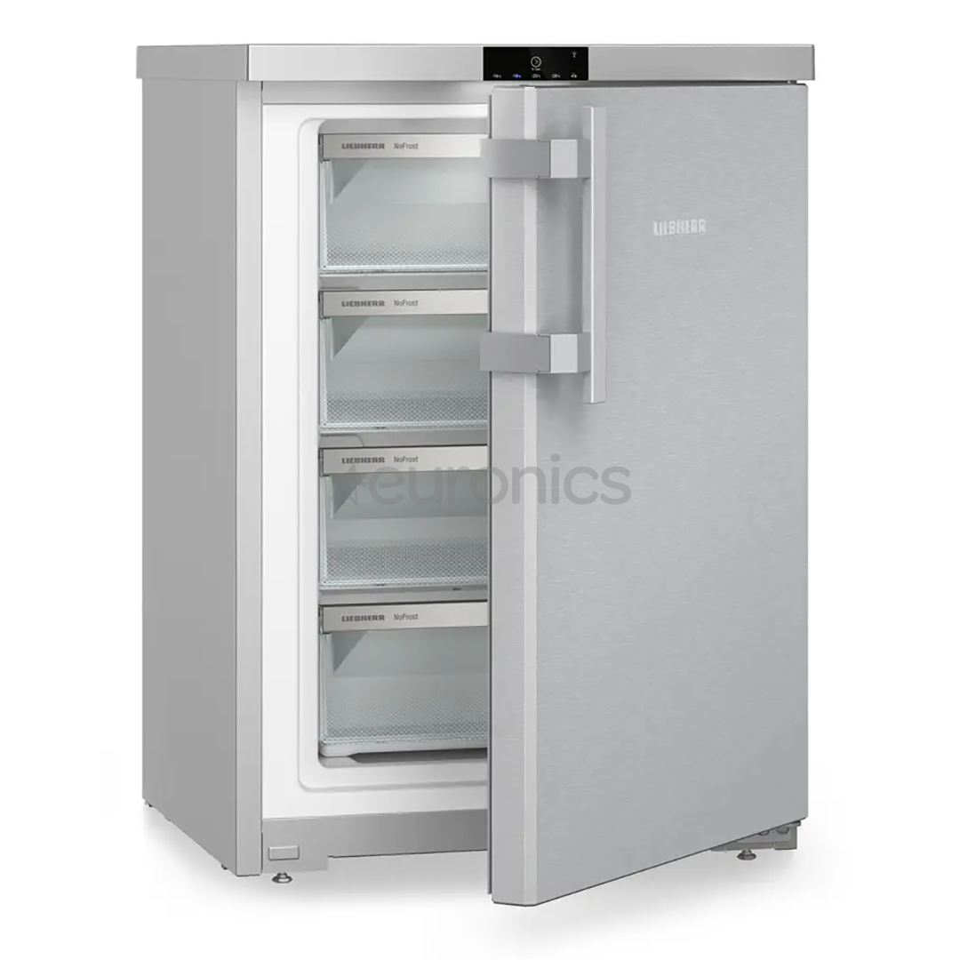 Liebherr Plus NoFrost, 92 L, augstums 85 cm, sudraba - Saldētava